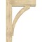 Ekena Millwork Thorton Block Rough Sawn Bracket w/ Offset Brace, Douglas Fir, 8"W x 30"D x 42"H BKT0806X30X42THR05RDF - alternate 3
